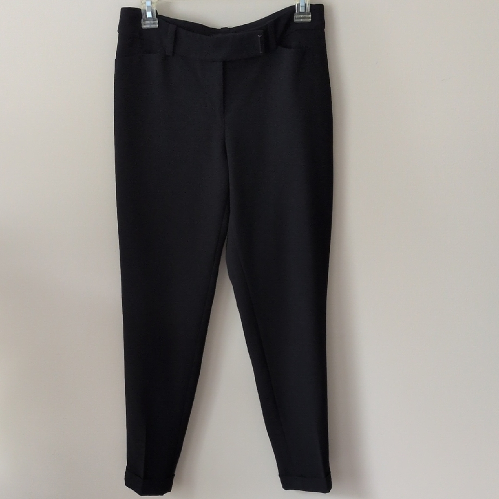 White House Black Market Black Cropped Ankle Pants - Size 2